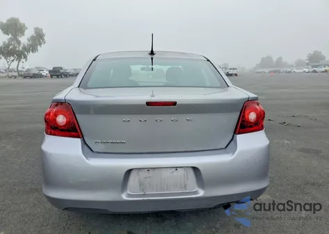 2013 Dodge Avenger Se из США, поврежденный, VIN 1C3CDZAB1DN679795